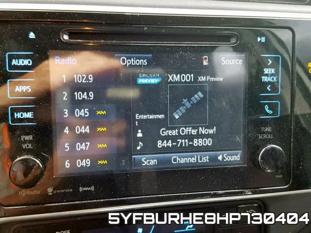 5YFBURHE8HP730404 фото 10