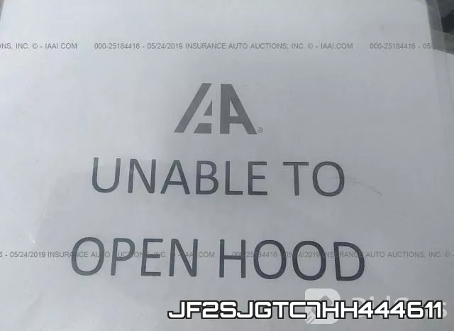 JF2SJGTC7HH444611 фото 2