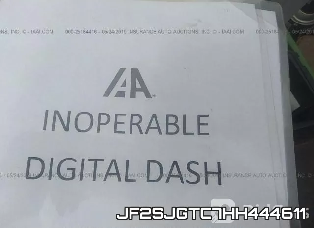 JF2SJGTC7HH444611 фото 8
