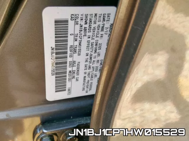 JN1BJ1CP7HW015529 фото 2