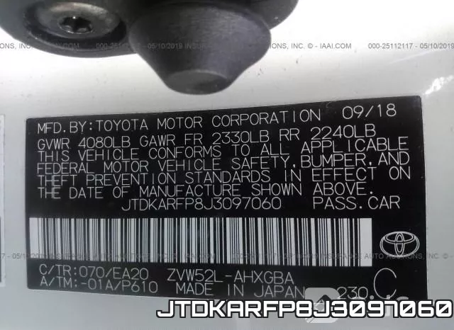 JTDKARFP8J3097060 фото 10