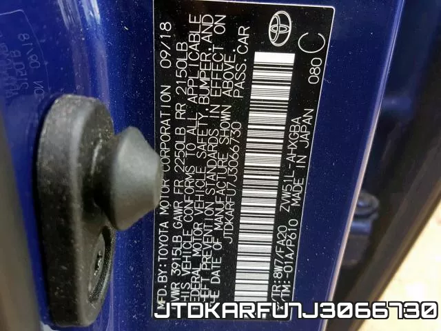JTDKARFU7J3066730 фото 2