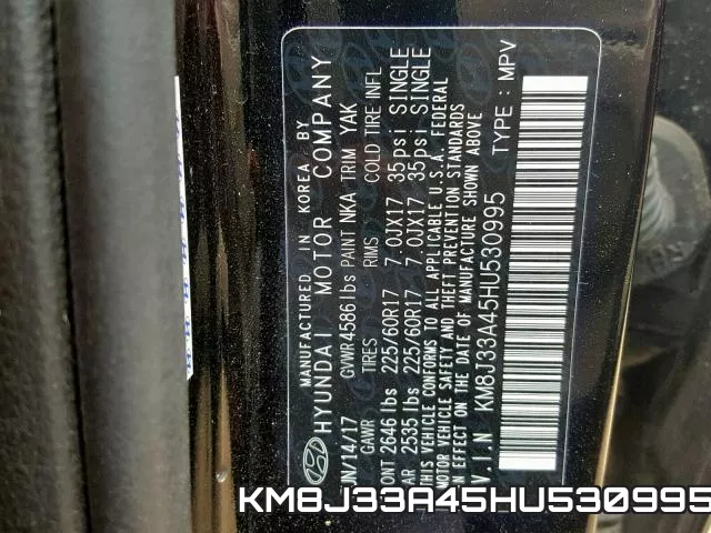 KM8J33A45HU530995 фото 2