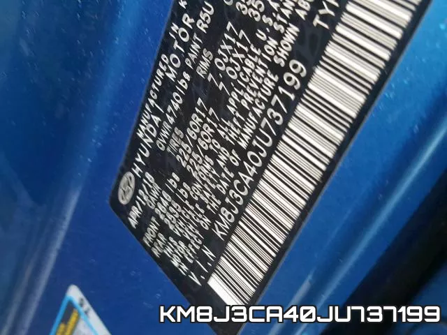 KM8J3CA40JU737199 фото 2