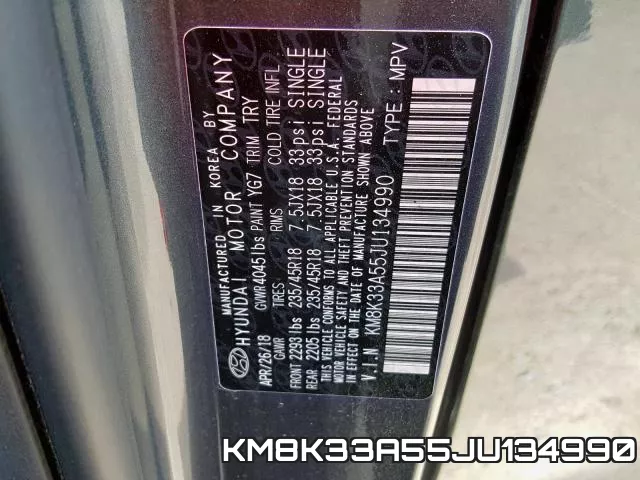 KM8K33A55JU134990 фото 2