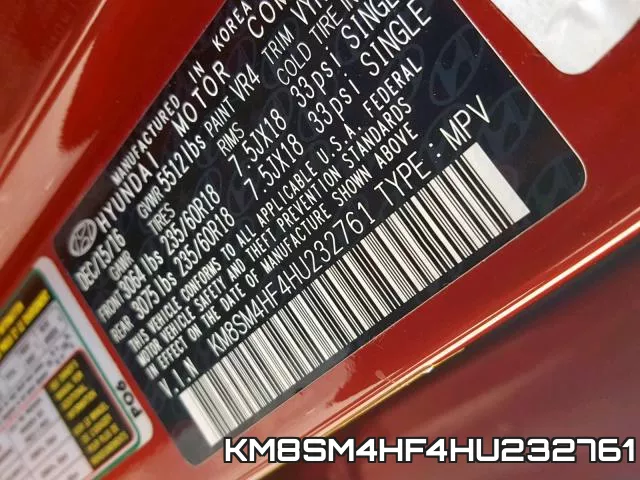 KM8SM4HF4HU232761 фото 2