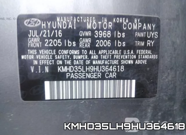KMHD35LH9HU364618 фото 10