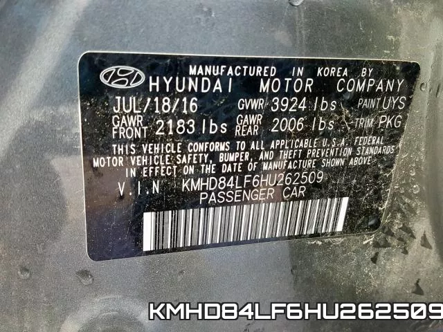 KMHD84LF6HU262509 фото 2