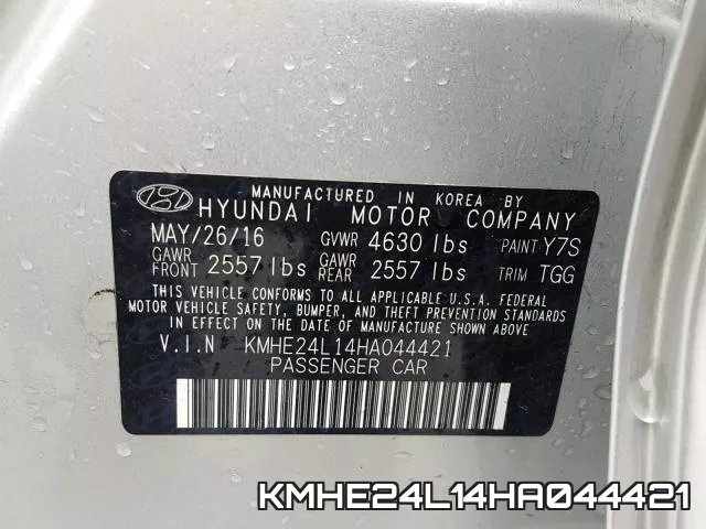 KMHE24L14HA044421 фото 2