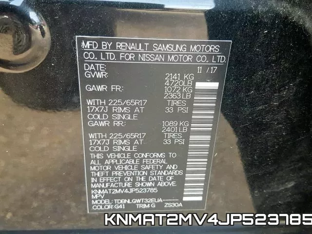 KNMAT2MV4JP523785 фото 2