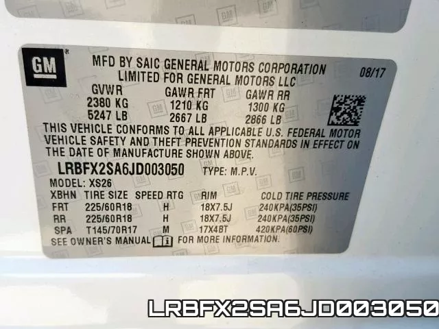 LRBFX2SA6JD003050 фото 2