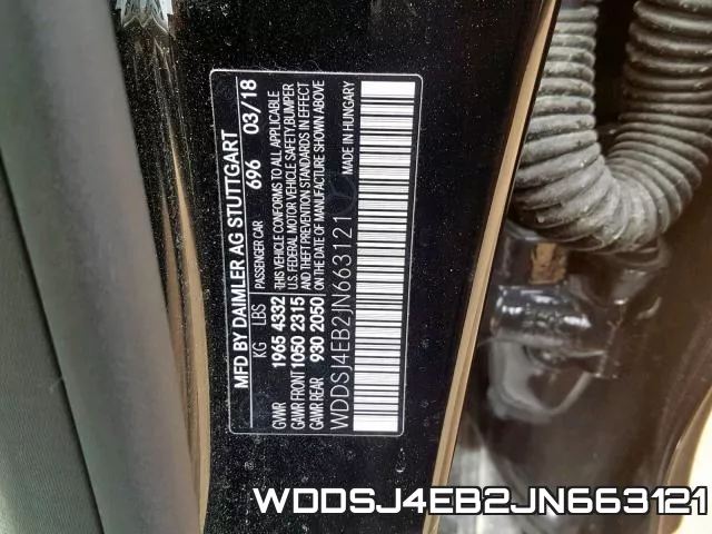 WDDSJ4EB2JN663121 фото 2
