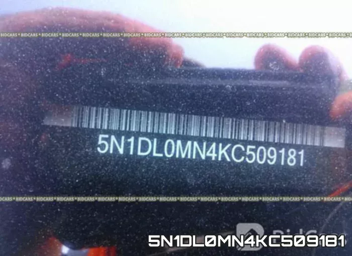 5N1DL0MN4KC509181 фото 10
