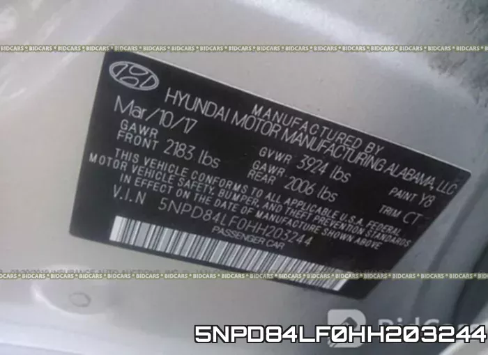 5NPD84LF0HH203244 фото 10