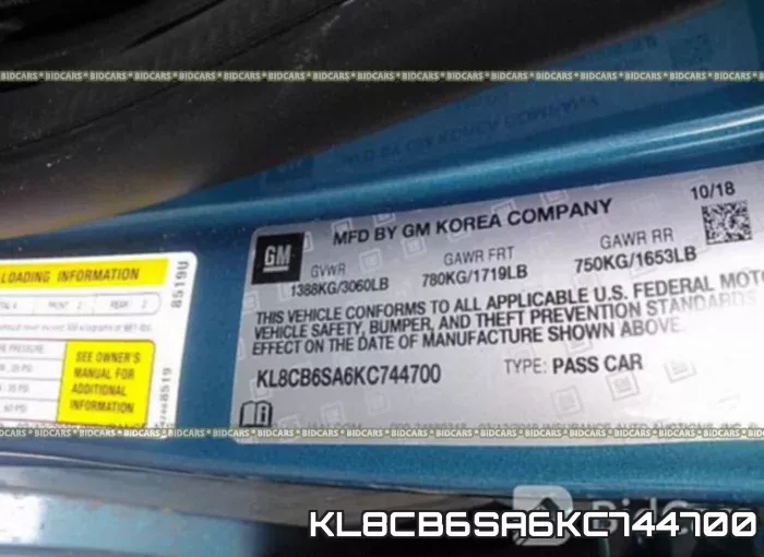 KL8CB6SA6KC744700 фото 10