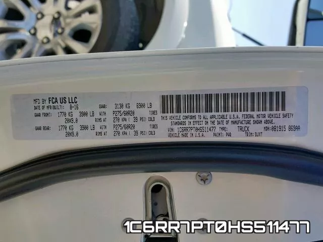 1C6RR7PT0HS511477 фото 2