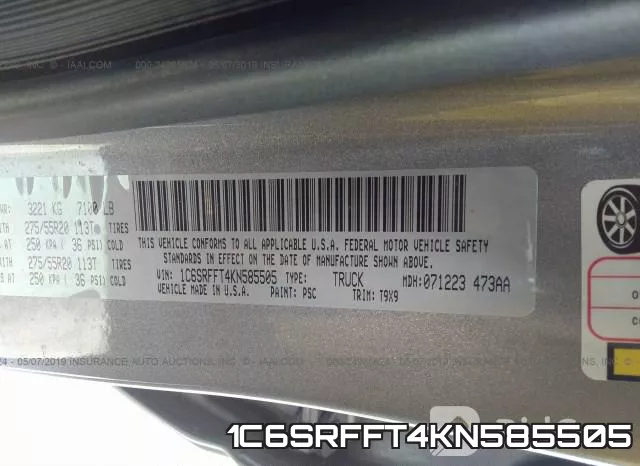1C6SRFFT4KN585505 фото 10
