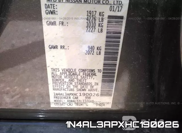 1N4AL3APXHC190026 фото 10