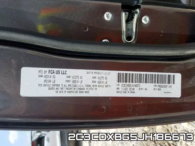 2C3CDXBG5JH186673 фото 2