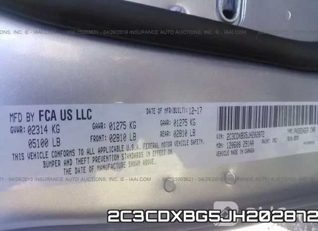 2C3CDXBG5JH202872 фото 10