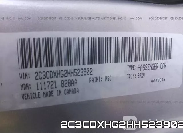 2C3CDXHG2HH523902 фото 10