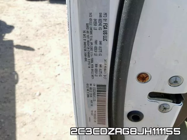 2C3CDZAG8JH111155 фото 2
