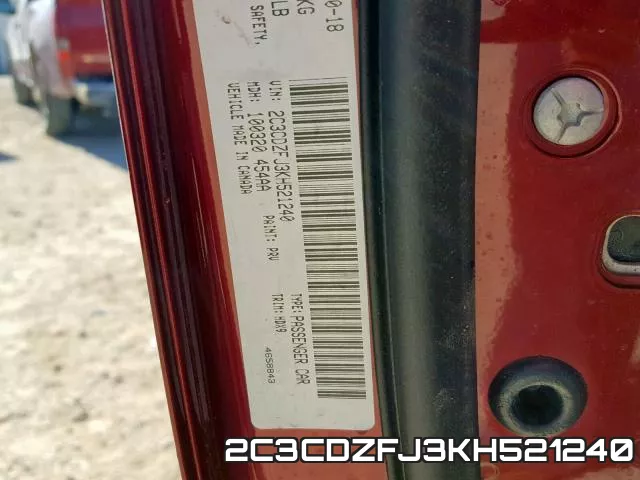 2C3CDZFJ3KH521240 фото 2