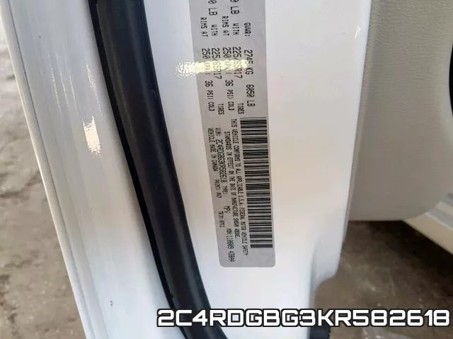 2C4RDGBG3KR582618 фото 2