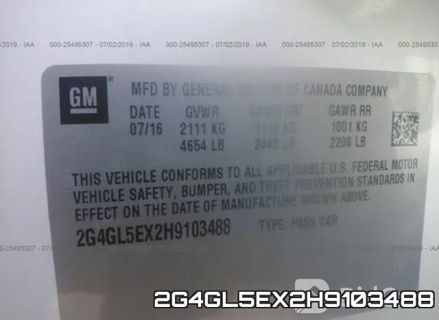 2G4GL5EX2H9103488 фото 10