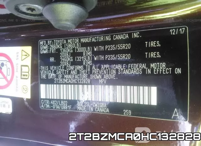 2T2BZMCA0HC132828 фото 10