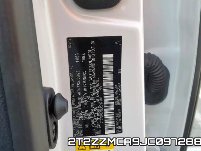 2T2ZZMCA9JC097288 фото 2