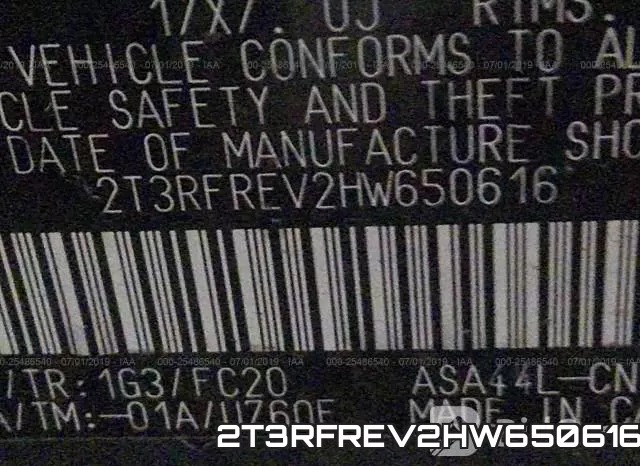 2T3RFREV2HW650616 фото 10