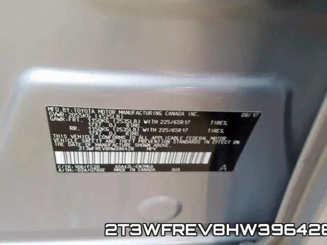 2T3WFREV8HW396428 фото 2