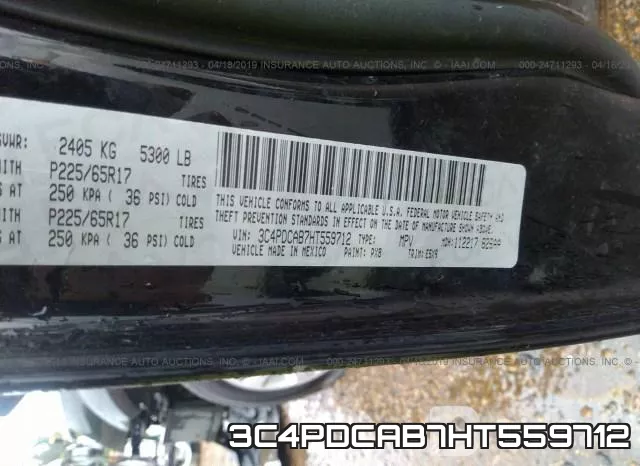 3C4PDCAB7HT559712 фото 10