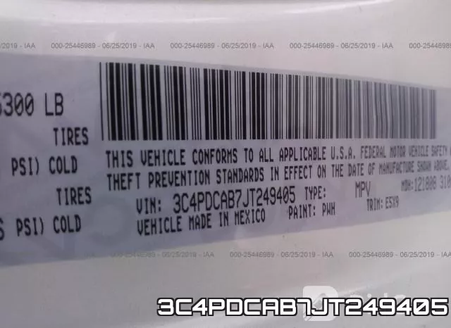 3C4PDCAB7JT249405 фото 10