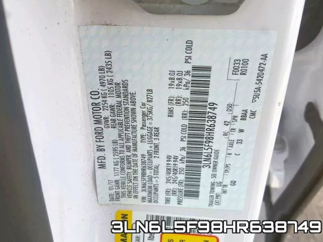 3LN6L5F98HR638749 фото 2