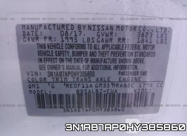 3N1AB7AP0HY385860 фото 10