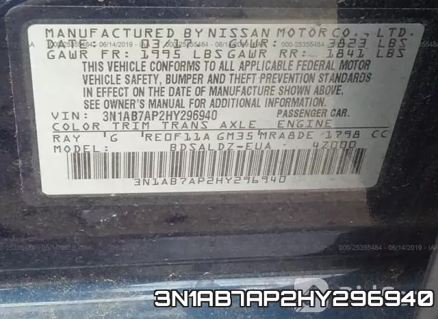 3N1AB7AP2HY296940 фото 10