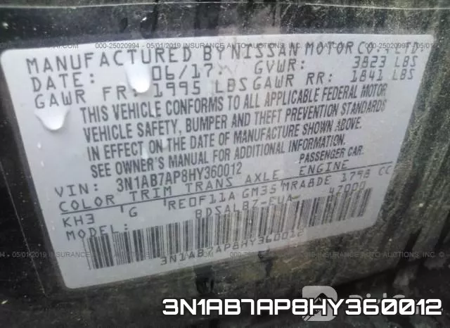 3N1AB7AP8HY360012 фото 10