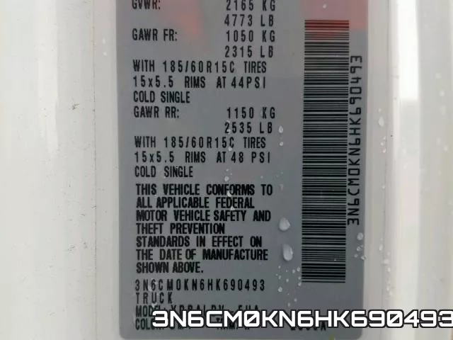 3N6CM0KN6HK690493 фото 2