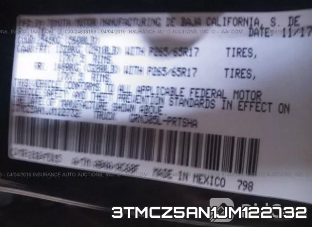 3TMCZ5AN1JM122732 фото 10