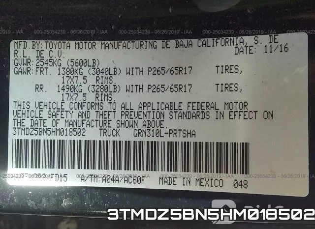 3TMDZ5BN5HM018502 фото 10