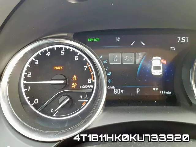 4T1B11HK0KU733920 фото 9