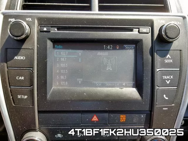4T1BF1FK2HU350025 фото 10