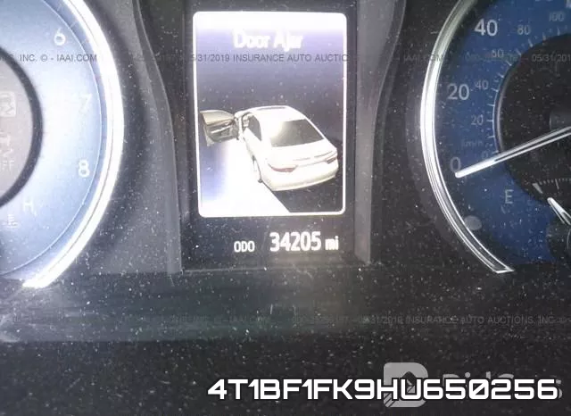 4T1BF1FK9HU650256 фото 8
