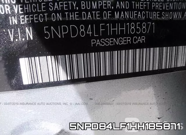 5NPD84LF1HH185871 фото 10