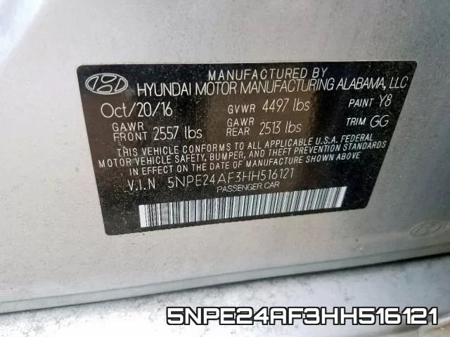 5NPE24AF3HH516121 фото 2