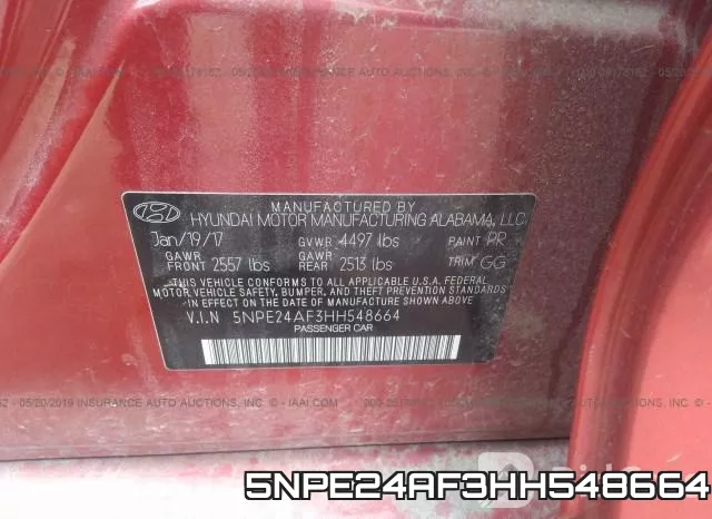 5NPE24AF3HH548664 фото 10