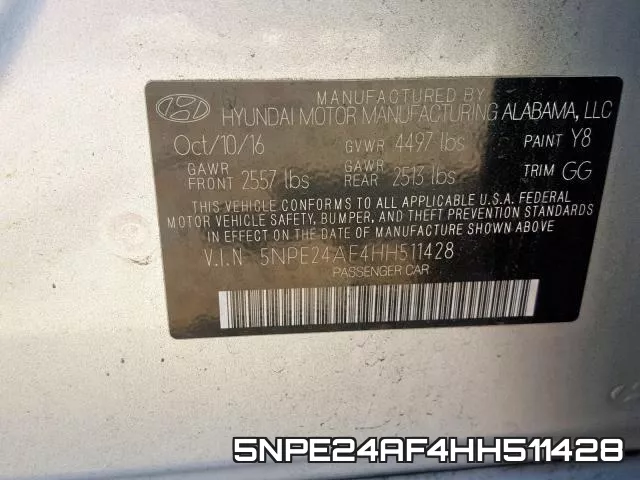 5NPE24AF4HH511428 фото 2