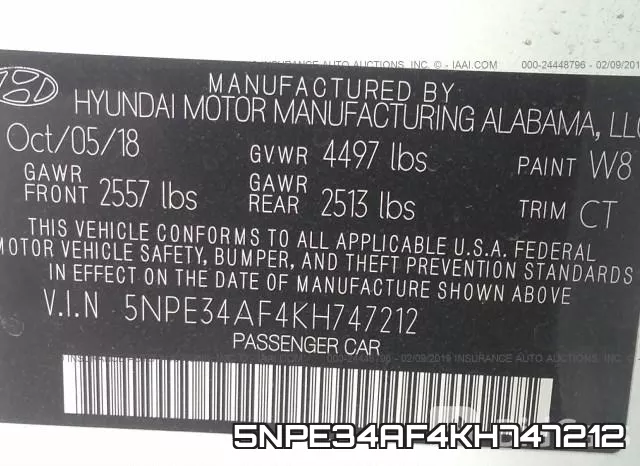 5NPE34AF4KH747212 фото 10